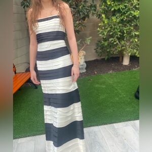 Black and White “Gossip Girl” BCBG Gown
